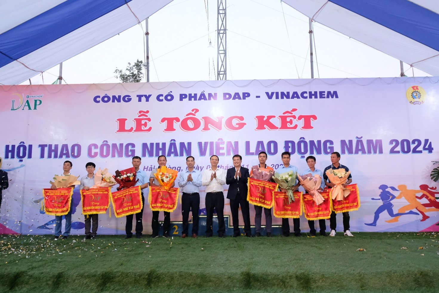 Công ty CP DAP-Vinachem tổ chức hội thao công nhân viên lao động năm 2024